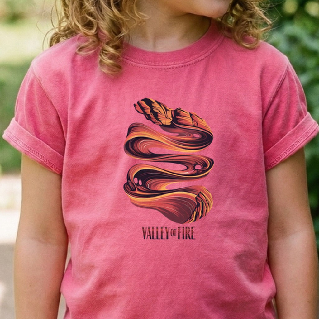 Valley of Fire State Park Kids Cotton T-Shirt