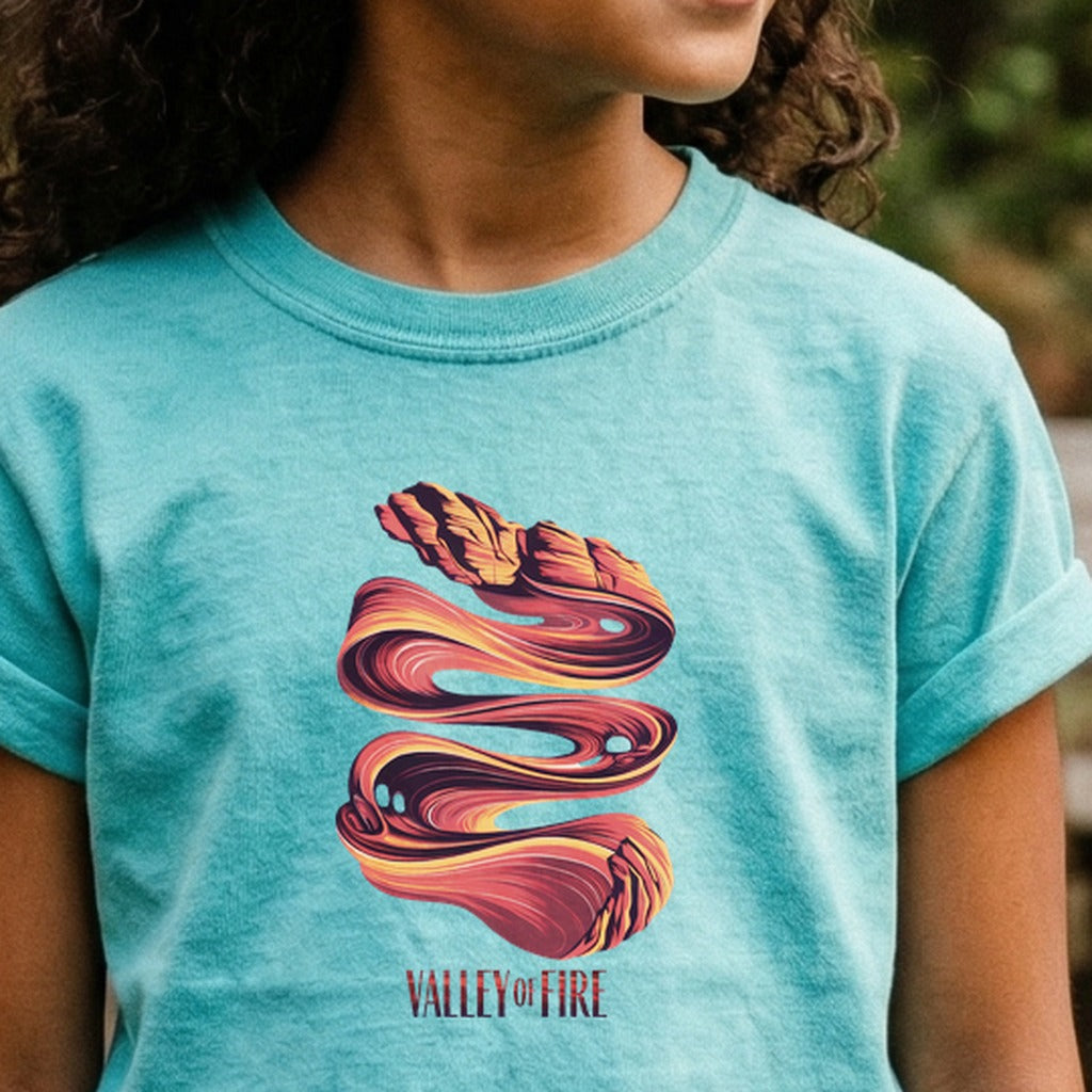 Valley of Fire State Park Kids Cotton T-Shirt