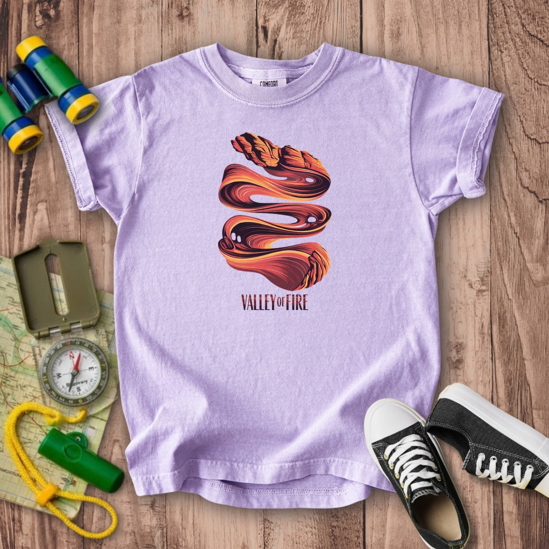 Valley of Fire State Park Kids Cotton T-Shirt