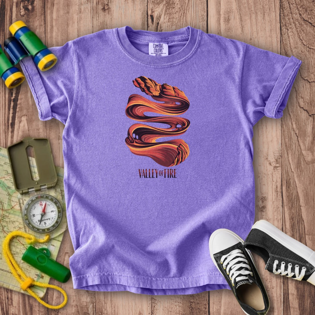 Valley of Fire State Park Kids Cotton T-Shirt