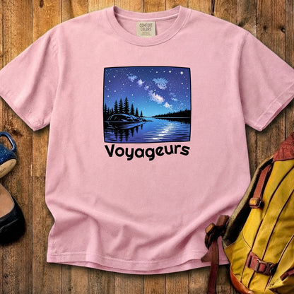 Voyageurs National Park at Night Cotton T-Shirt