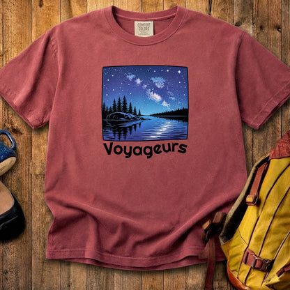 Voyageurs National Park at Night Cotton T-Shirt