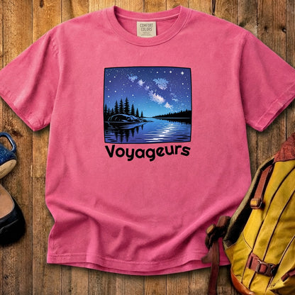Voyageurs National Park at Night Cotton T-Shirt