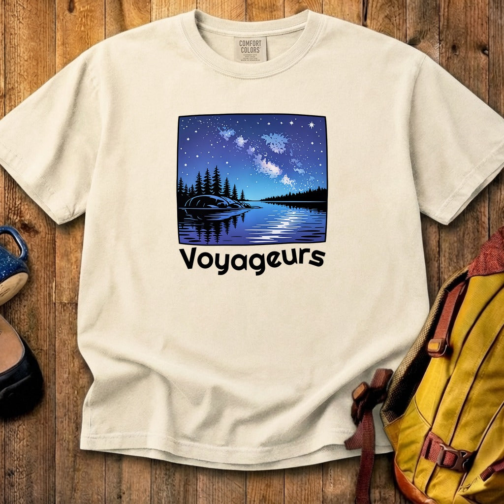 Voyageurs National Park at Night Cotton T-Shirt