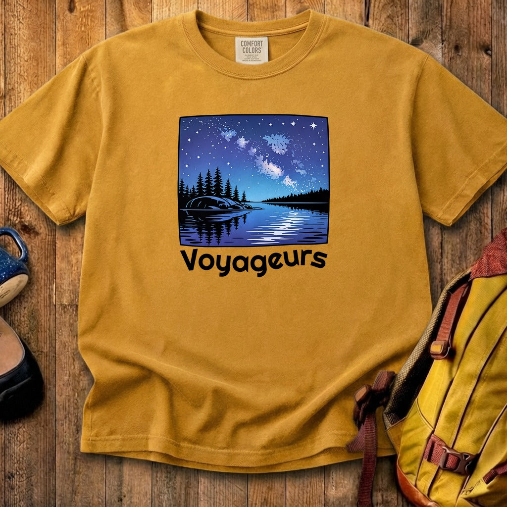 Voyageurs National Park at Night Cotton T-Shirt