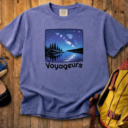 Voyageurs National Park at Night Cotton T-Shirt