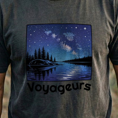 Voyageurs National Park at Night Cotton T-Shirt