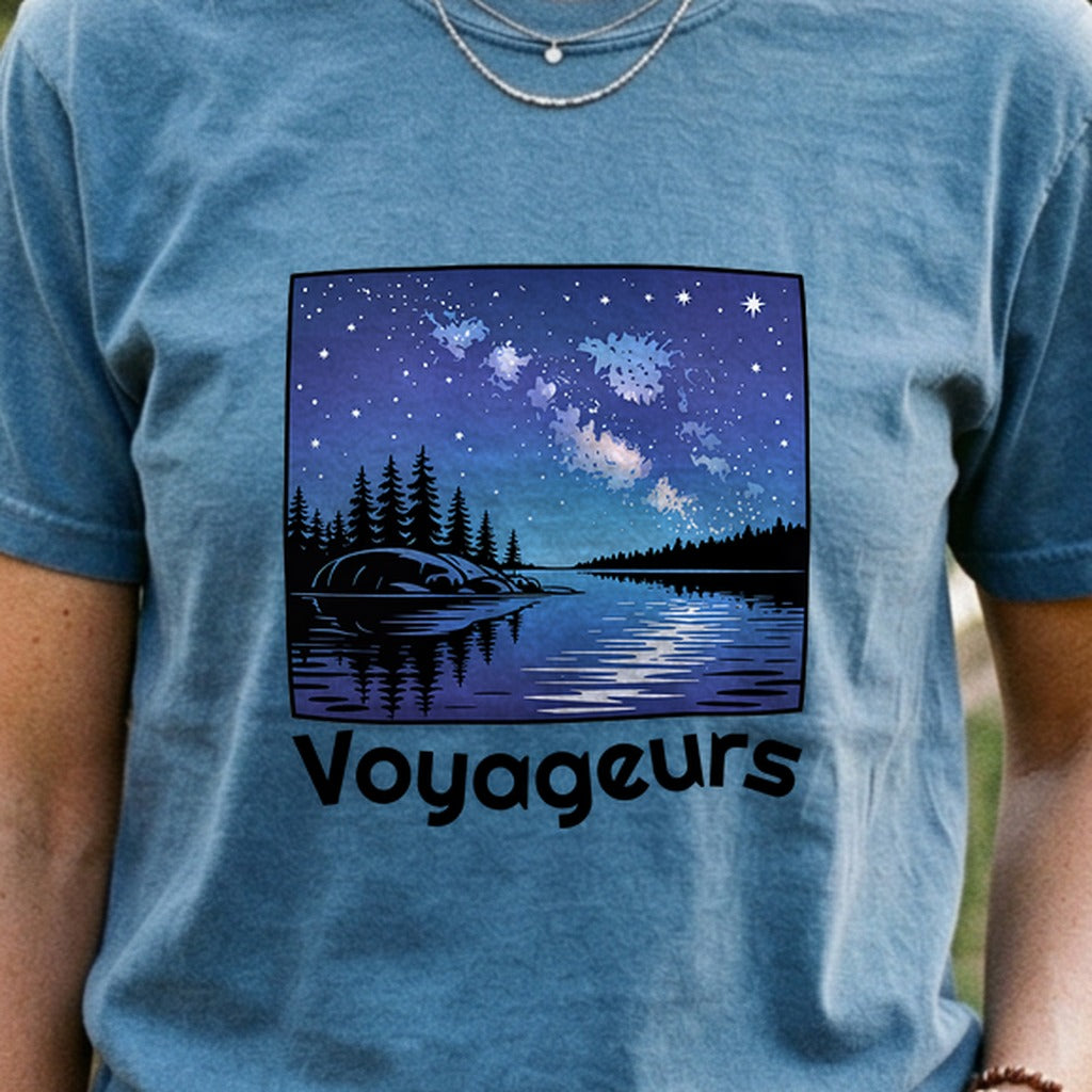 Voyageurs National Park at Night Cotton T-Shirt