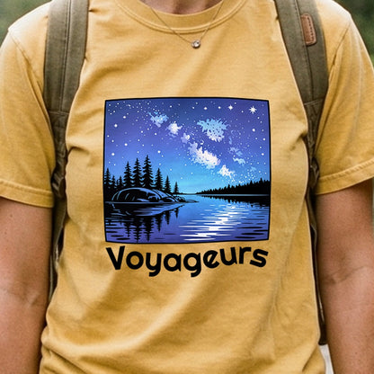 Voyageurs National Park at Night Cotton T-Shirt