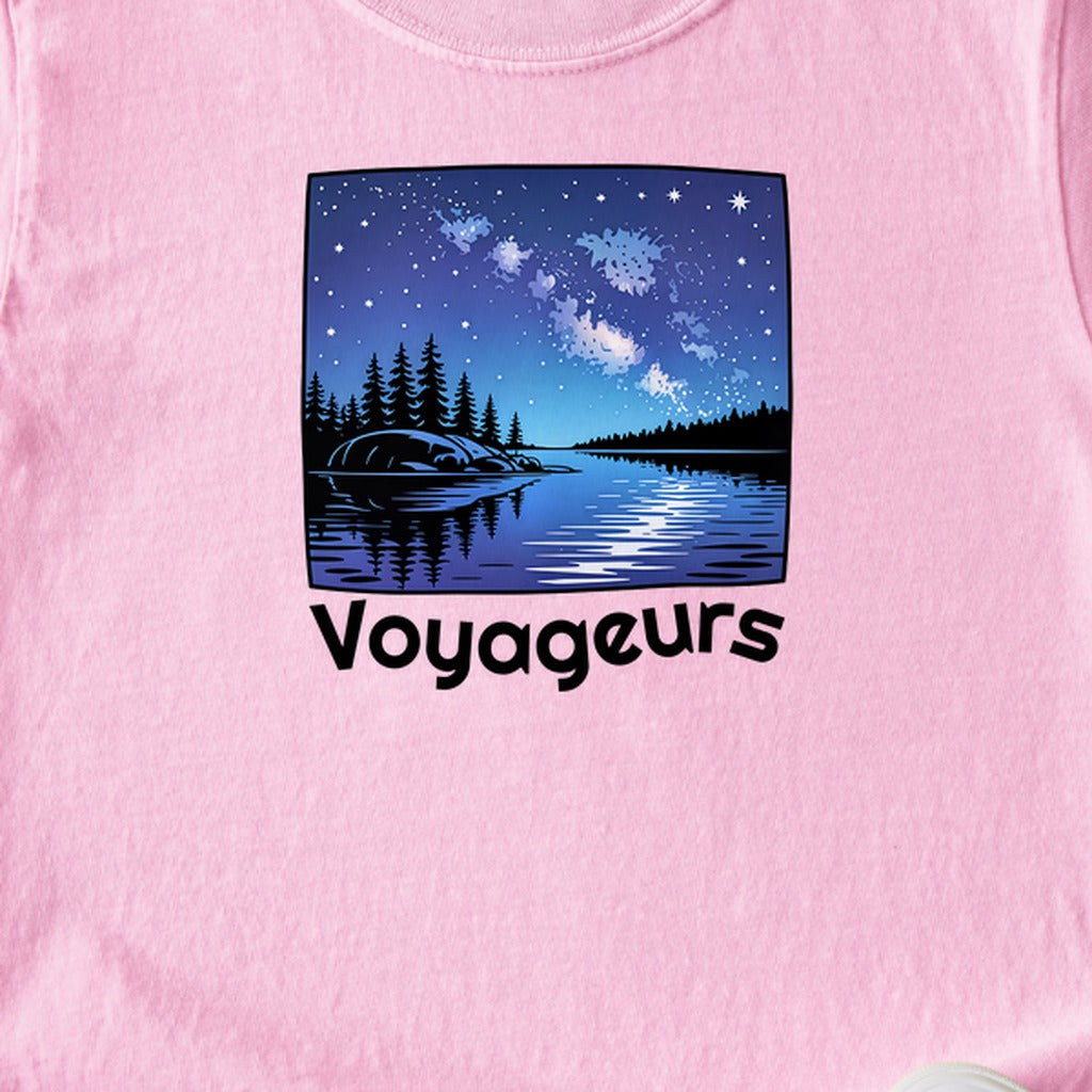 Voyageurs National Park at Night Kids Cotton T-Shirt