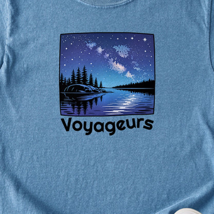 Voyageurs National Park at Night Kids Cotton T-Shirt