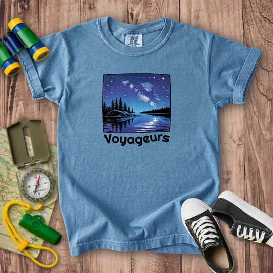 Voyageurs National Park at Night Kids Cotton T-Shirt