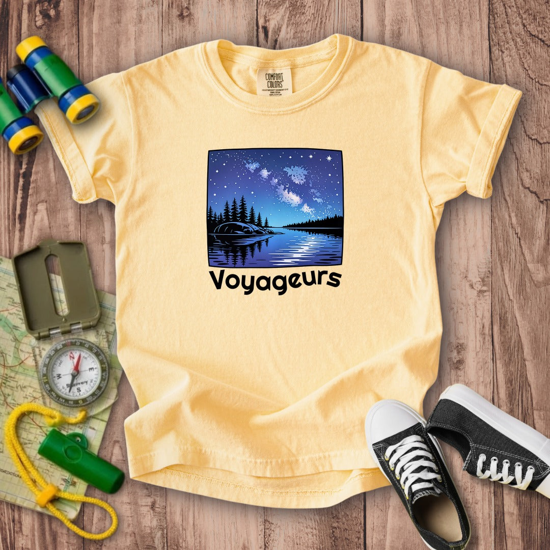 Voyageurs National Park at Night Kids Cotton T-Shirt