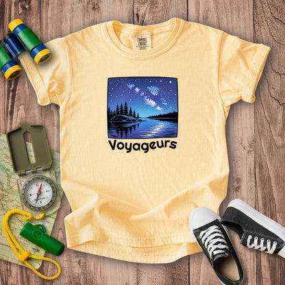 Voyageurs National Park at Night Kids Cotton T-Shirt