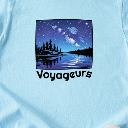 Voyageurs National Park at Night Kids Cotton T-Shirt