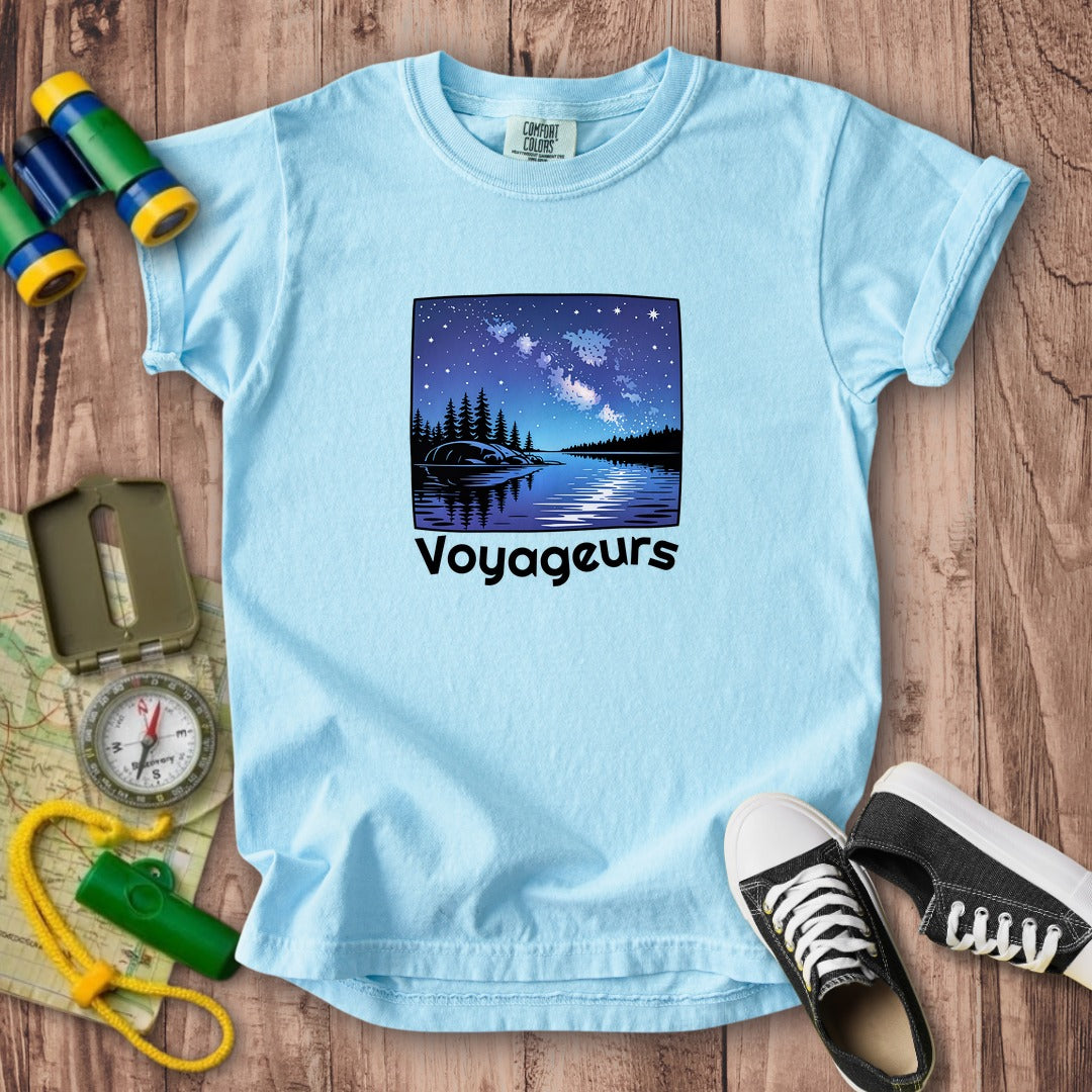 Voyageurs National Park at Night Kids Cotton T-Shirt