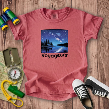 Voyageurs National Park at Night Kids Cotton T-Shirt