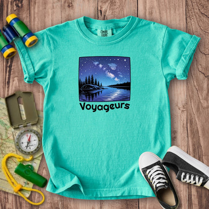 Voyageurs National Park at Night Kids Cotton T-Shirt