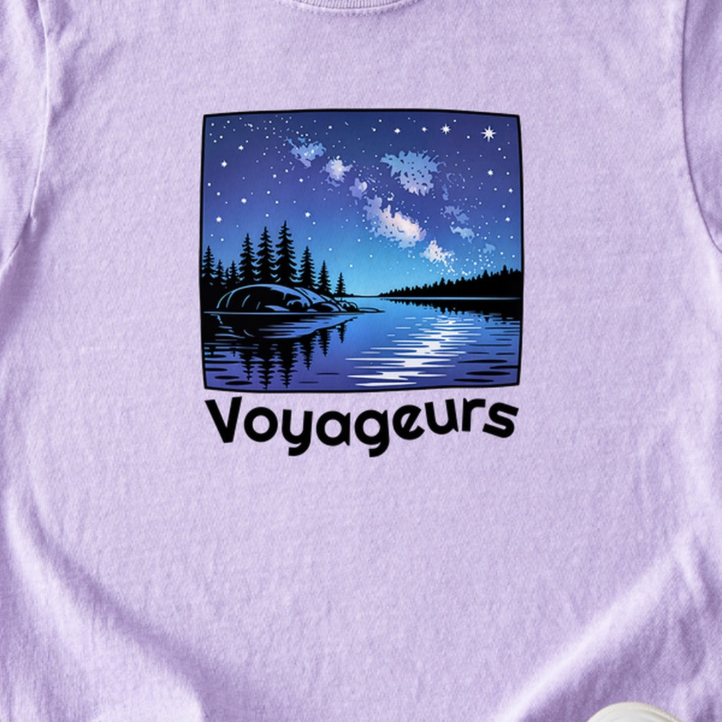 Voyageurs National Park at Night Kids Cotton T-Shirt