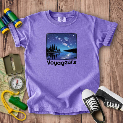 Voyageurs National Park at Night Kids Cotton T-Shirt