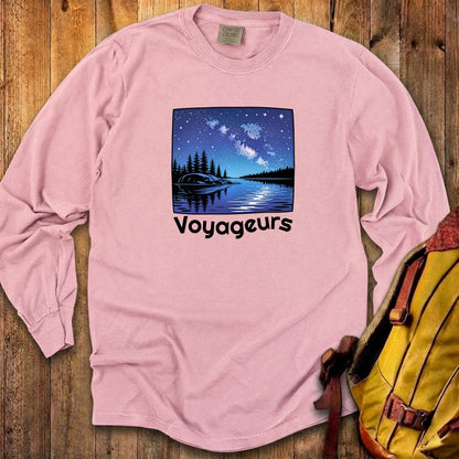 Voyageurs National Park at Night Cotton Long Sleeve