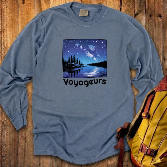 Voyageurs National Park at Night Cotton Long Sleeve
