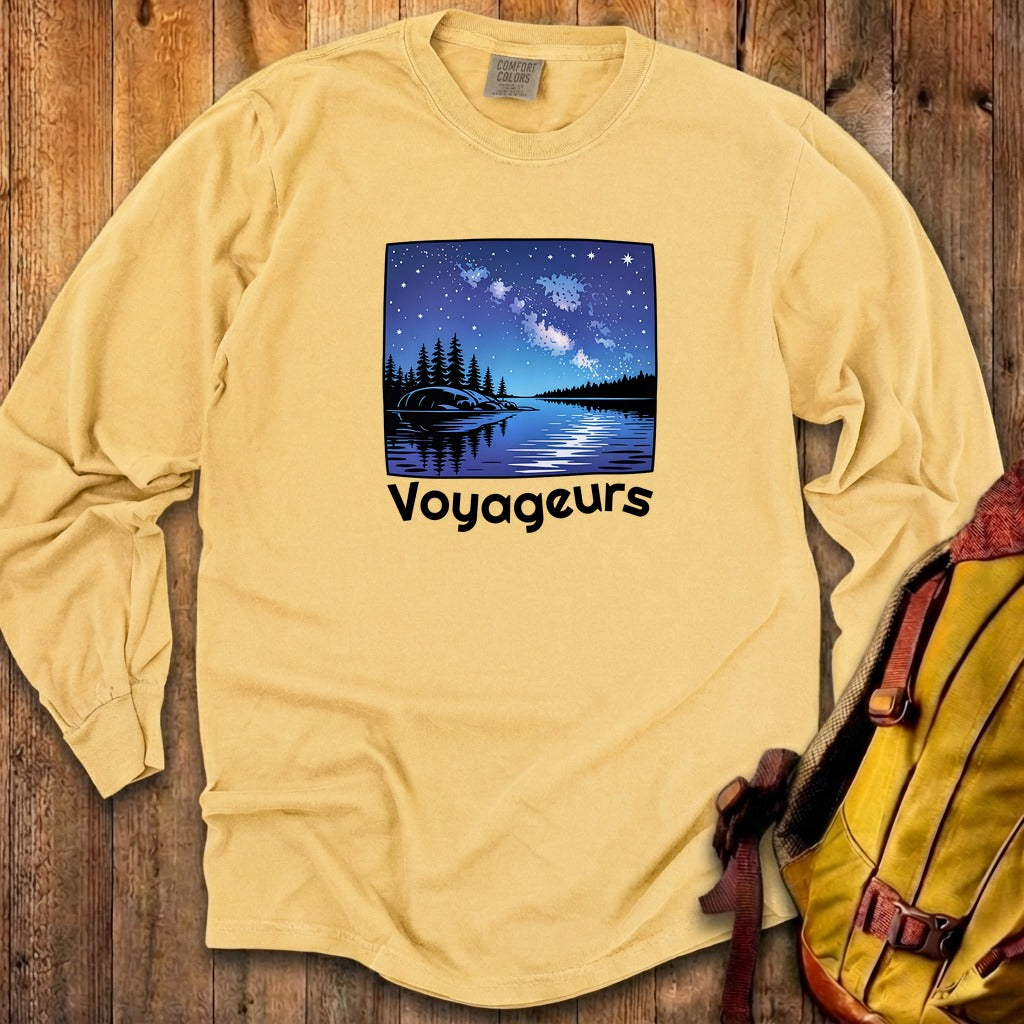 Voyageurs National Park at Night Cotton Long Sleeve