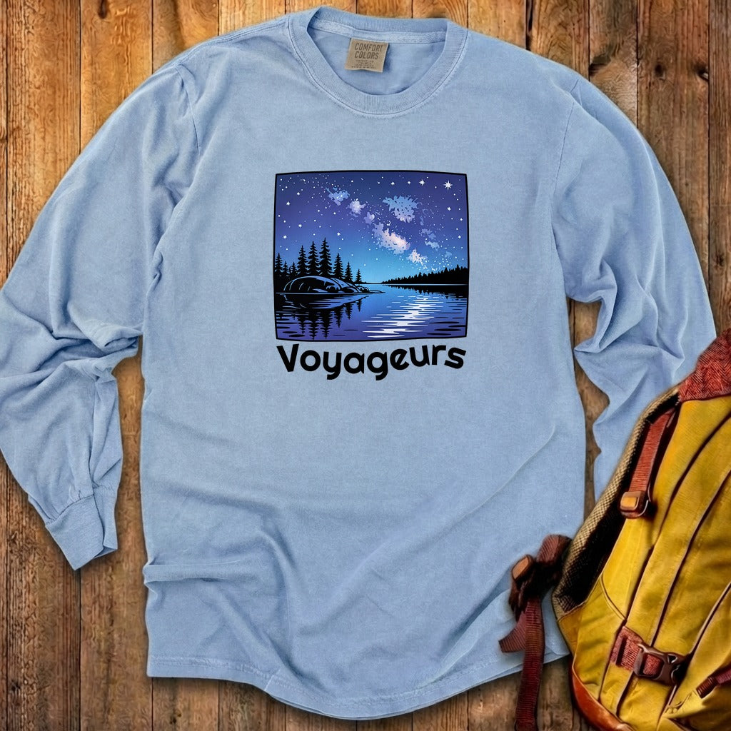 Voyageurs National Park at Night Cotton Long Sleeve