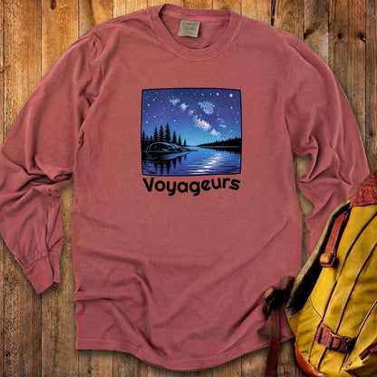 Voyageurs National Park at Night Cotton Long Sleeve