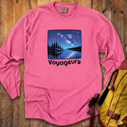 Voyageurs National Park at Night Cotton Long Sleeve