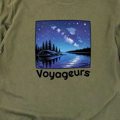 Voyageurs National Park at Night Cotton Long Sleeve