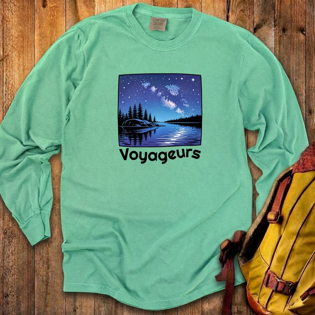 Voyageurs National Park at Night Cotton Long Sleeve