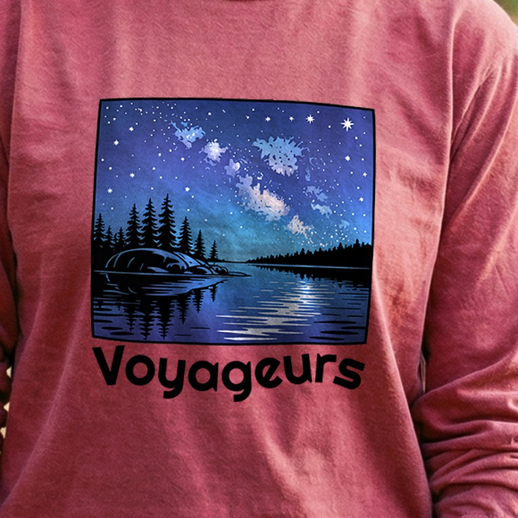 Voyageurs National Park at Night Cotton Long Sleeve