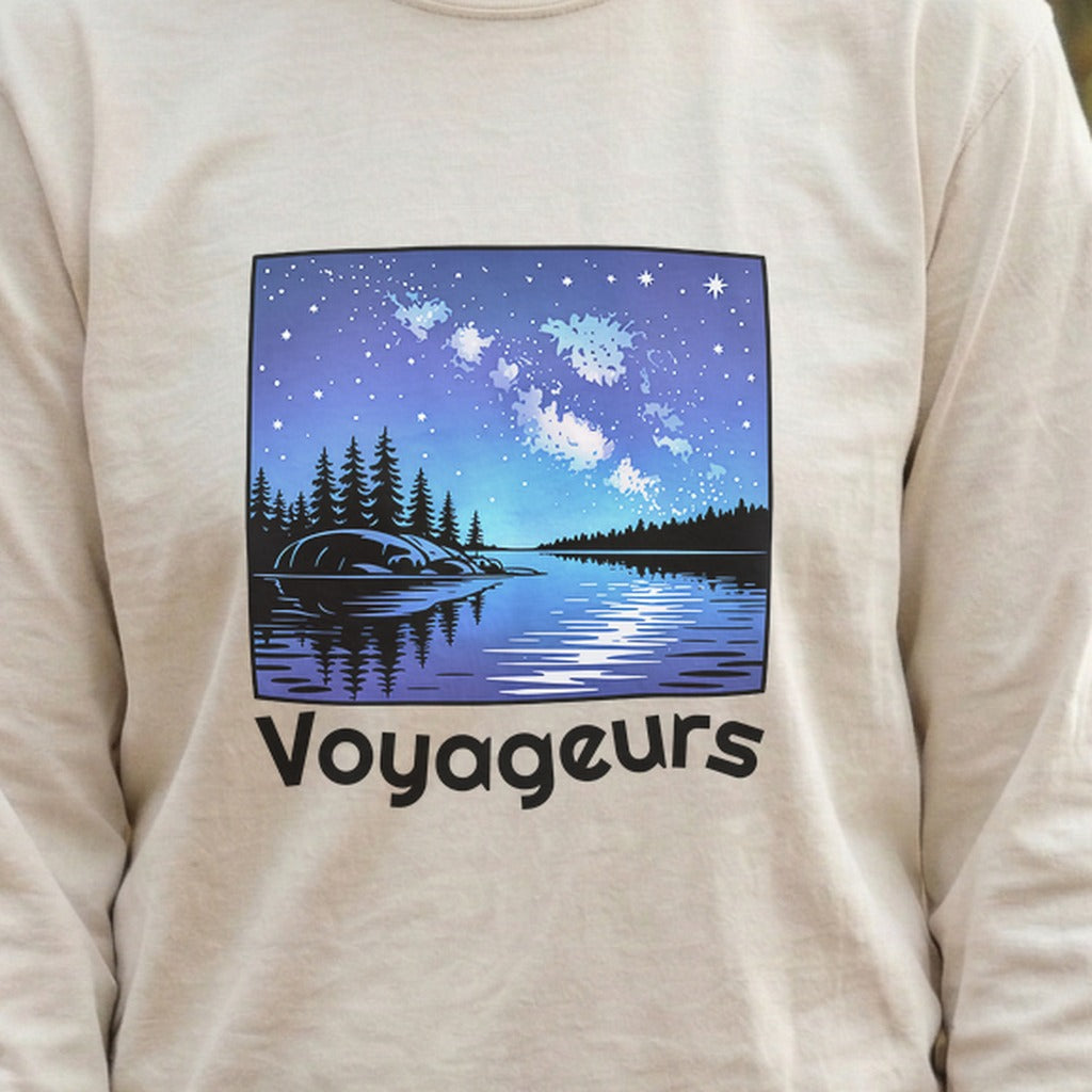 Voyageurs National Park at Night Cotton Long Sleeve