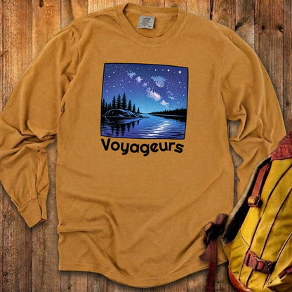 Voyageurs National Park at Night Cotton Long Sleeve