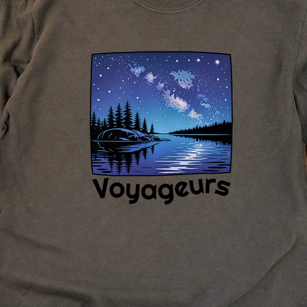 Voyageurs National Park at Night Cotton Long Sleeve