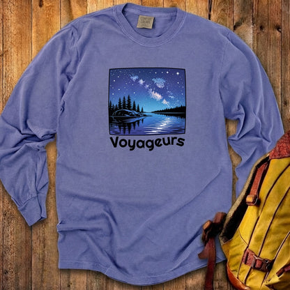 Voyageurs National Park at Night Cotton Long Sleeve
