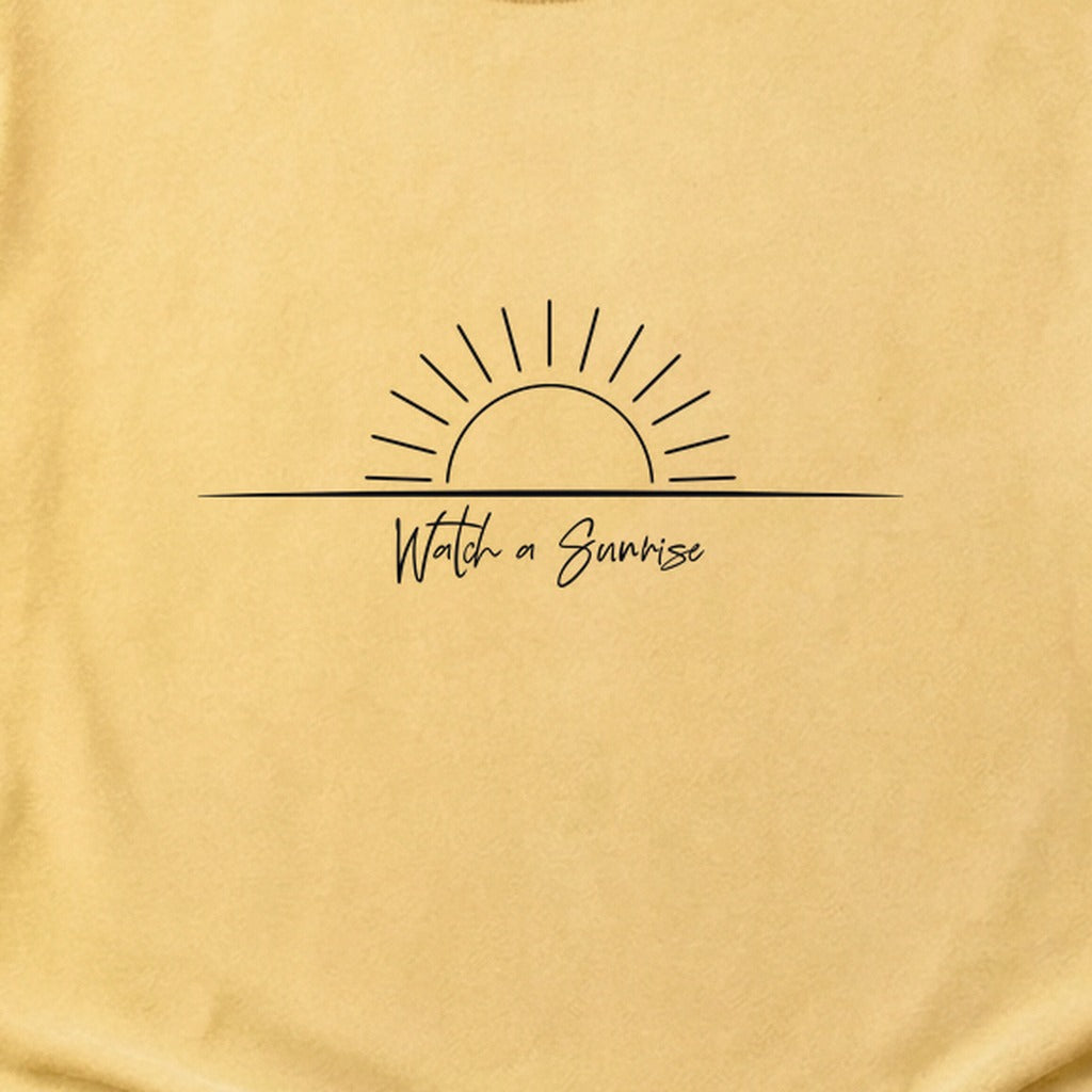 Watch a Sunrise Cotton T-Shirt
