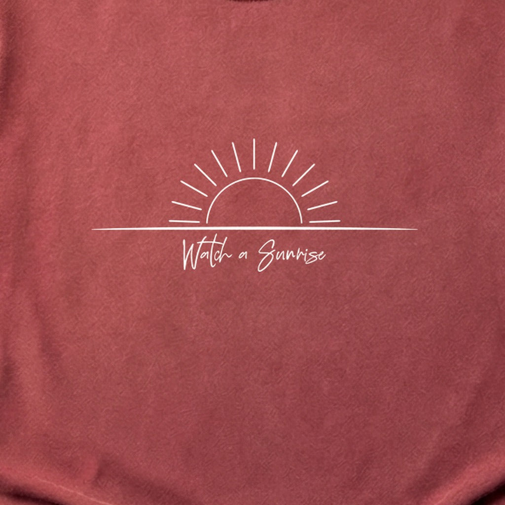 Watch a Sunrise Cotton T-Shirt