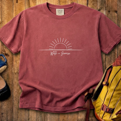 Watch a Sunrise Cotton T-Shirt