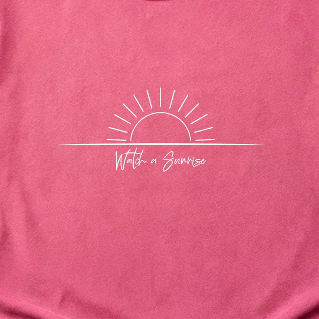 Watch a Sunrise Cotton T-Shirt