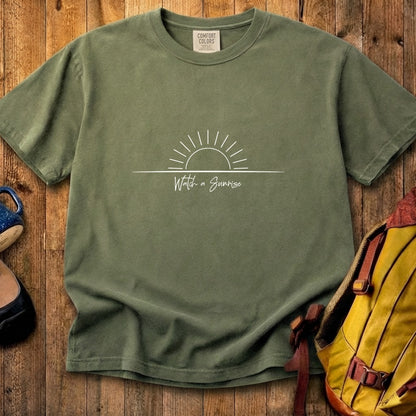 Watch a Sunrise Cotton T-Shirt