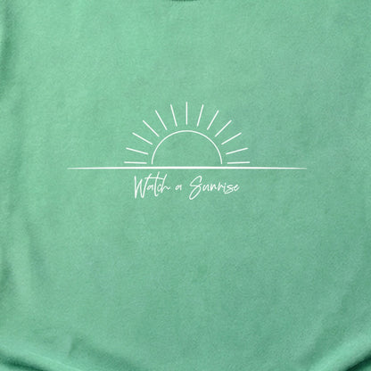 Watch a Sunrise Cotton T-Shirt