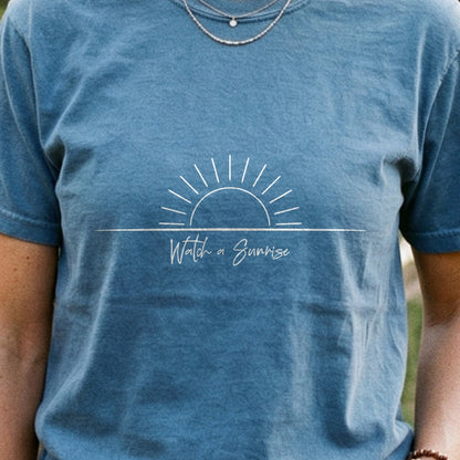 Watch a Sunrise Cotton T-Shirt