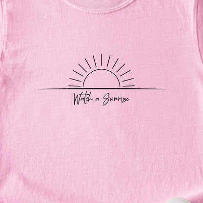 Watch a Sunrise Kids Cotton T-Shirt