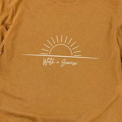 Watch a Sunrise Cotton Long Sleeve