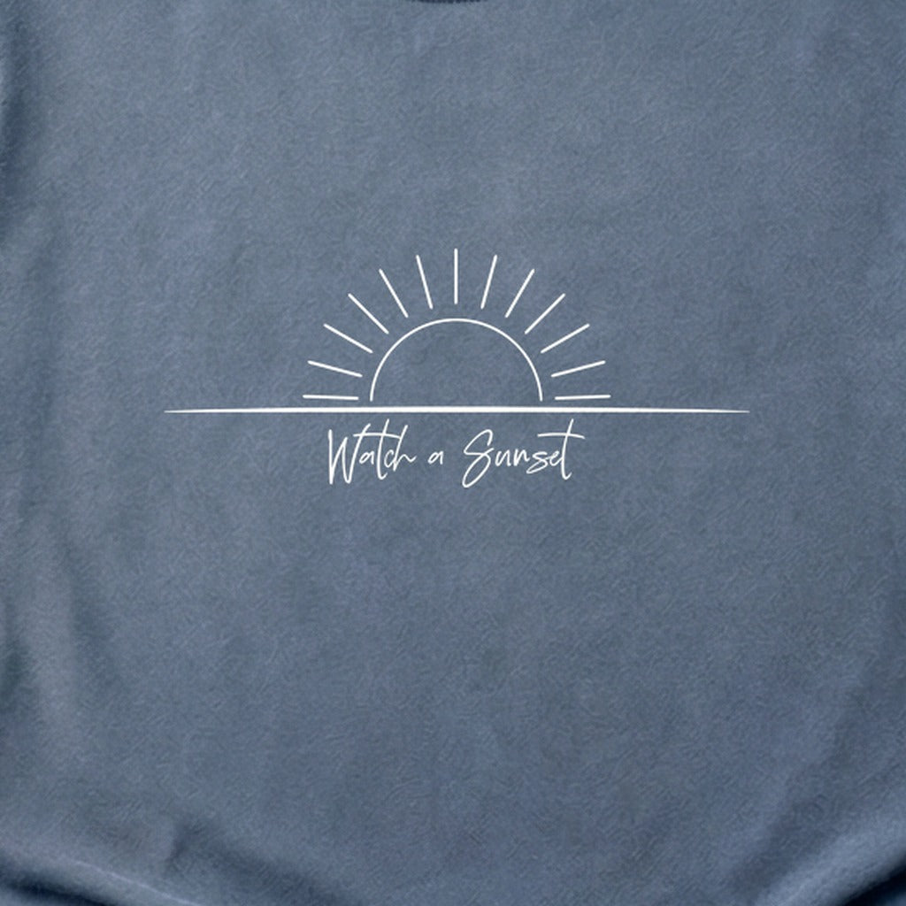 Watch a Sunset Cotton T-Shirt