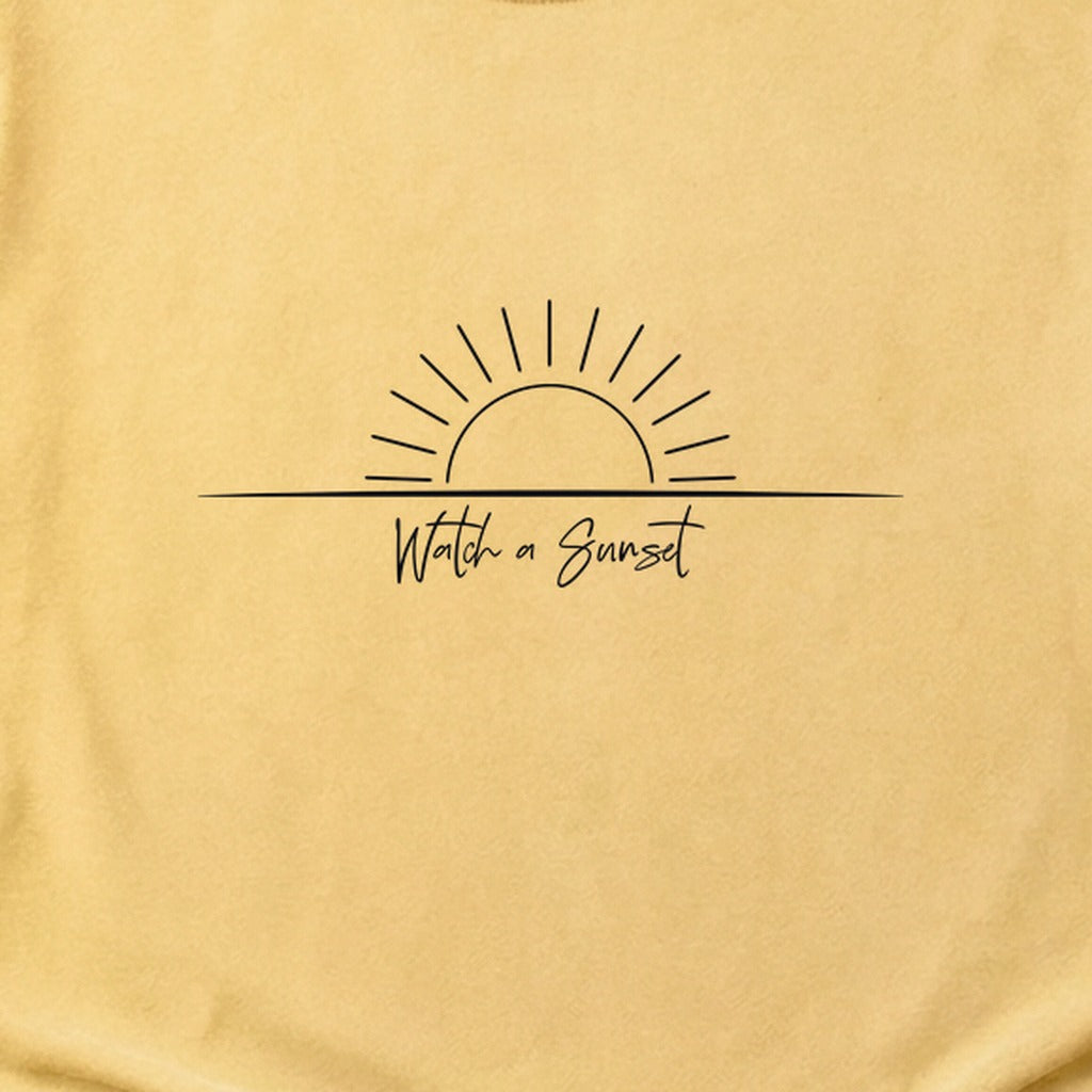 Watch a Sunset Cotton T-Shirt