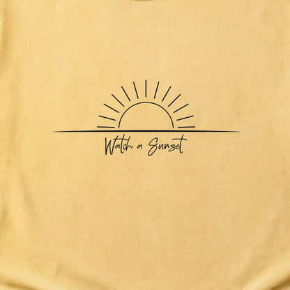 Watch a Sunset Cotton T-Shirt