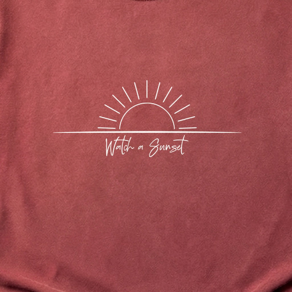 Watch a Sunset Cotton T-Shirt